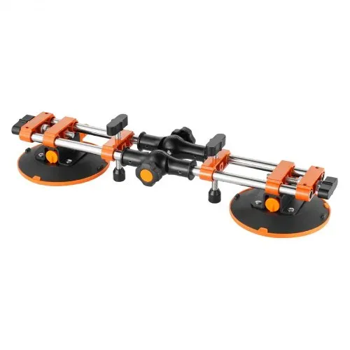 VEVOR Nahtsetzer, 2er-Pack Granit-Nahtverbinder mit 152 mm Vakuum-Saugnäpfen, Steinsetzer zum Verbinden & Nivellieren von Fugen, 90°-120° verstellbar, Ideal für Fliesen- & Marmorplatten – Bild 10