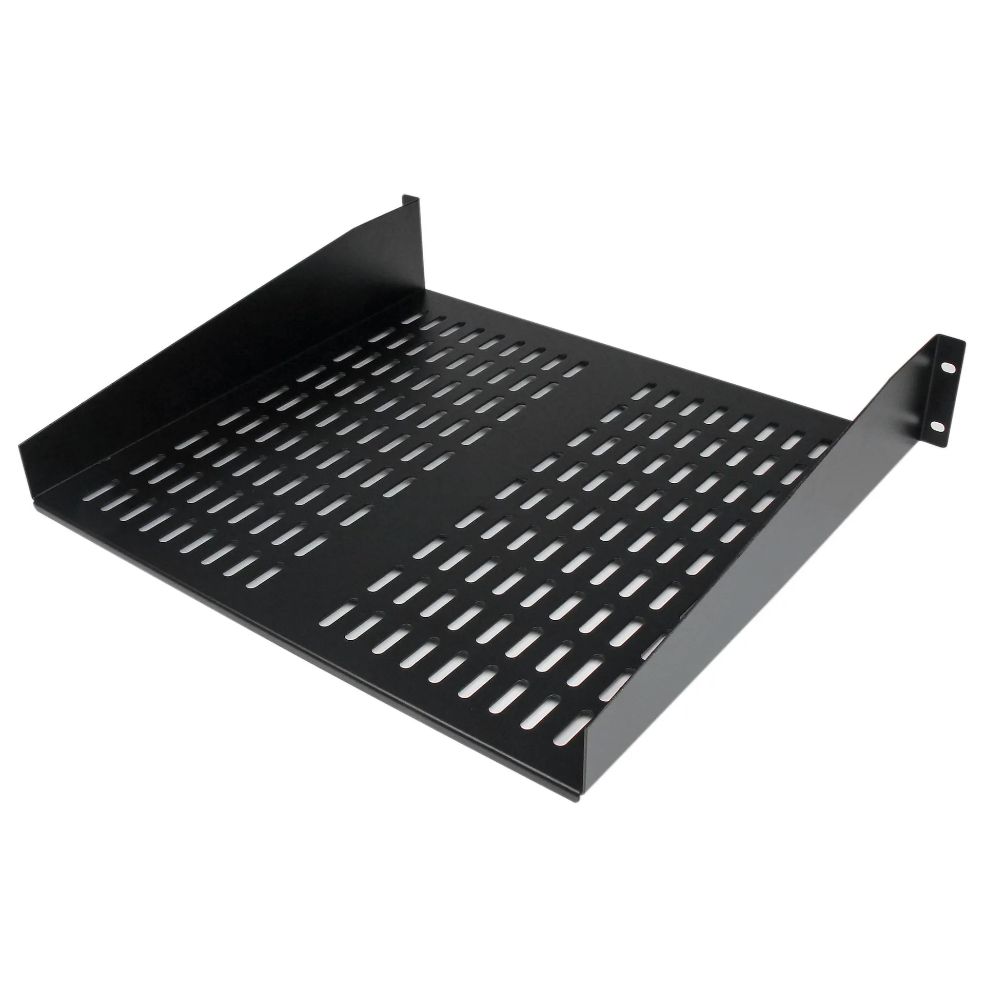 StarTech.com 2 HE Universal Server Rack/ Schrank Fachboden bis 22 Kg - 40 cm Tief - belüftet – Bild 2
