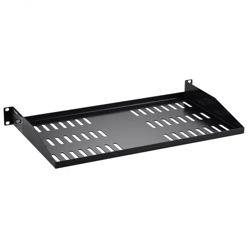 VEVOR 2 STK. 1U Server-Rack-Regal, 10"/254 mm Tiefe, 50 lbs maximale Tragkraft, belüftetes freitragendes oder wandmontiertes Rack-Regal mit Ablage, gute Luftzirkulation für 19" Netzwerkschrank oder Geräte-Rack – Bild 9