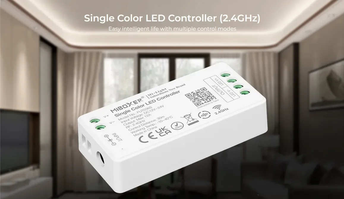 MiBoxer FUT036S LED Controller S-Serie Single color 2.4G dimm DC12/24V – Bild 2