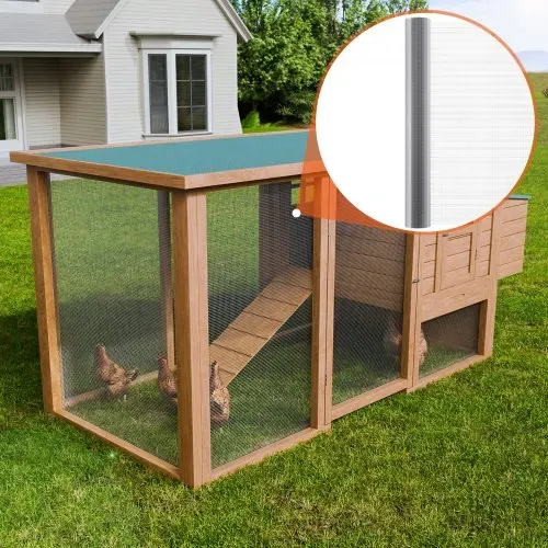 VEVOR Drahtgeflecht, 1220 mm x 15,24 m, Volierendraht, 23 Gauge, feuerverzinkte Maschendrahtrolle, Maschendrahtzaun, Maschendraht für Kaninchenkäfige, Garten, kleine Nagetiere – Bild 7