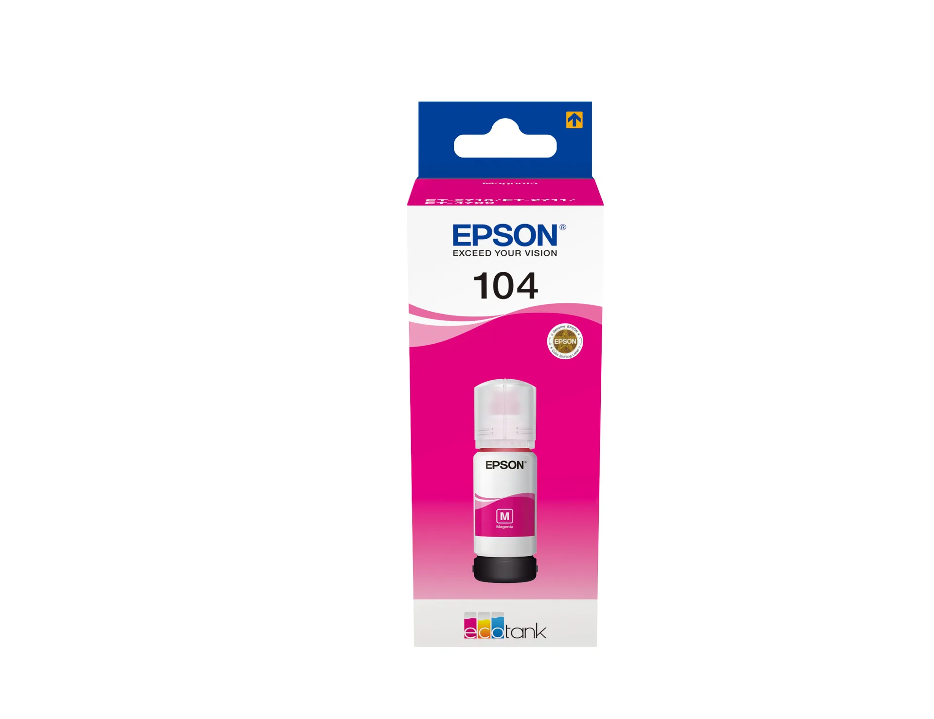 Epson 104 EcoTank Magenta ink bottle Epson 104 EcoTank Magenta ink bottle