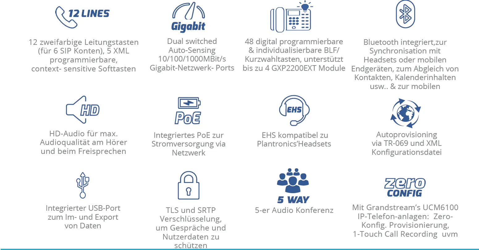 Grandstream SIP GXP-2170 High-End Business Grandstream SIP GXP-2170 High-End Business