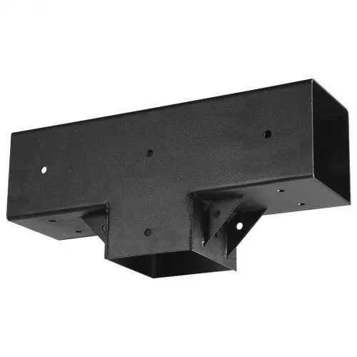 VEVOR Pfostenverbinder, 2er-Pack, T-förmige Pfostennecke für Posten mit einer Innengröße von 92 x 92 mm, 3-Wege-Pergola-Halterungen, Pavillon-Halterungssatz mit Schrauben – Bild 10