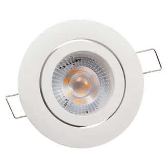 LED-Einbauleuchte McShine “Eco-50“ 5W, 400lm, 4000K, weißes Gehäuse LED-Einbauleuchte McShine “Eco-50“ 5W, 400lm, 4000K, weißes Gehäuse