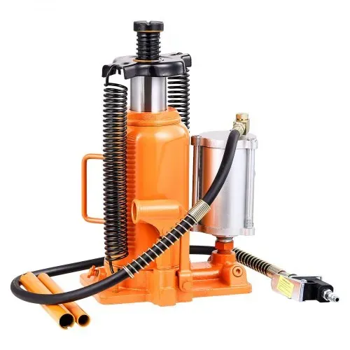 VEVOR pneumatischer Flaschenwagenhebr Wagenheber 20 t Kapazität 260–495 mm Hubbereich, lufthydraulischer/manueller Stempelwagenheber Wagenheber mit Pumpe für SUV Pickup Lkw Wohnmobil Autoreparatur – Bild 8