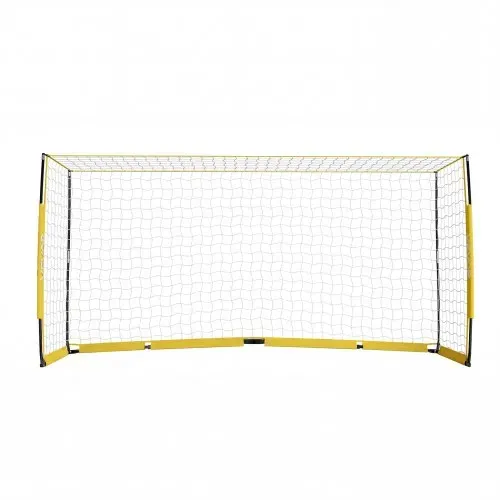 VEVOR Fußballtor 3,6 x 1,8 m Klappbares Soccertor mit Fiberglasrahmen Gelb,für Fußballplätze Parks und Schulen, Polyesternetz bis 113 km/h, Bodenanker, Metallsockel und Oxford-Aufbewahrungstasche – Bild 9