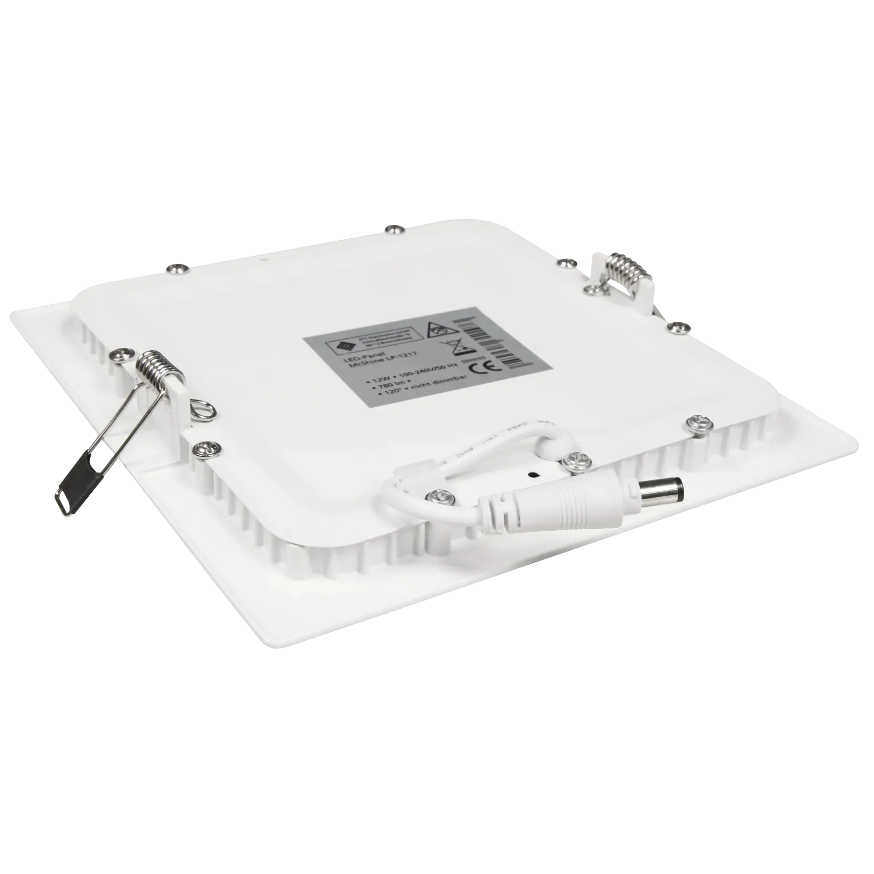 LED-Panel McShine ''LP-1217SN'', 12W, 170x170mm, 1224 lm, 4000K, neutralweiß – Bild 3