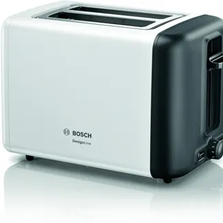 Bosch TAT3P421DE Toaster 2 Scheibe(n) 970 W Schwarz, Weiß Bosch TAT3P421DE Toaster 2 Scheibe(n) 970 W Schwarz, Weiß
