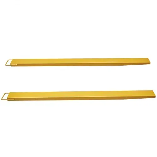 VEVOR 2er-Set Gabelverlängerungen 2130 mm Zinkenverlängerung 1,815 Tonnen Tragfähigkeit Gabelzinken Q235 Kohlenstoffstahl einteiliges Design Palettengabelverlängerung Kompatibel mit 106 mm Gabeln – Bild 8