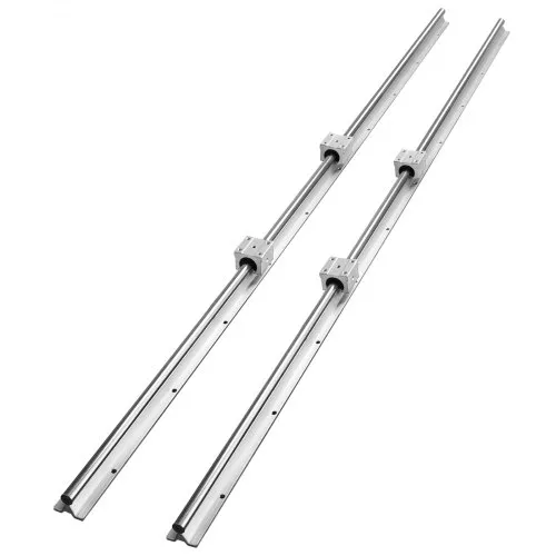 VEVOR Linearführung Linearschiene 2 Stk. SBR20-1500mm Kohlenstoffstahl Aluminium Führungsschiene mit 4 Stk. SBR20UU-Gleitblöcke Linearlager Lagerblock CNC Teile für 3D Drucker Fräs-/Drehmaschine VEVOR Linearführung Linearschiene 2 Stk. SBR20-1500mm Kohlenstoffstahl Aluminium Führungsschiene mit 4 Stk. SBR20UU-Gleitblöcke Linearlager Lagerblock CNC Teile für 3D Drucker Fräs-/Drehmaschine