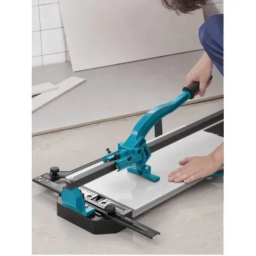 VEVOR Fliesenschneider mit einer Gesamtschnittlänge von 1000mm, Schnittstärke 4-15mm Mindest. Schnittbreite 25mm Fliesenschneidmaschine inkl. Extra Schneidrad Fliesenverlegungs-& Renovierungsprojekten – Bild 7