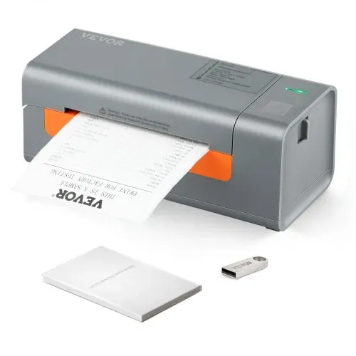 VEVOR Etikettendrucker 40-108mm Thermodrucker 203DPI Labeldrucker 150mm/s Versandetiketten Drucker Thermo-Direkt Edikettendruckgerät USB Automatische Etikettenerkennung Windows Mac OS Linux Chromebook VEVOR Etikettendrucker 40-108mm Thermodrucker 203DPI Labeldrucker 150mm/s Versandetiketten Drucker Thermo-Direkt Edikettendruckgerät USB Automatische Etikettenerkennung Windows Mac OS Linux Chromebook