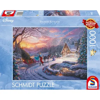 Thomas Kinkade Studios: Disney Dreams Collection – Cinderella Bringing Home the Tree, Puzzle Thomas Kinkade Studios: Disney Dreams Collection – Cinderella Bringing Home the Tree, Puzzle