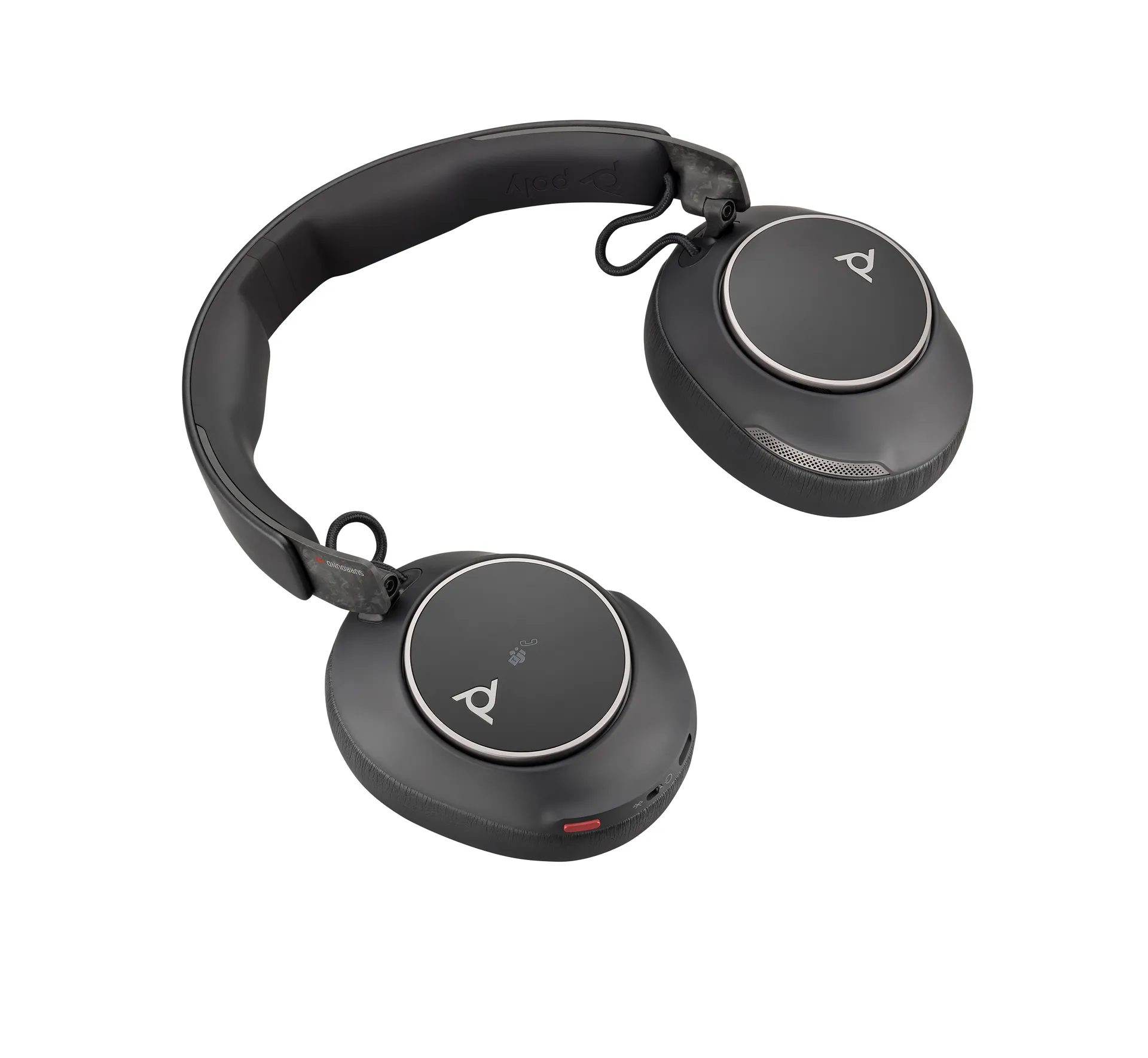 HP Poly Voyager Surround 80 UC USB-C-Headset, für Microsoft Teams zertifiziert, + USB-C/A-Adapter – Bild 7
