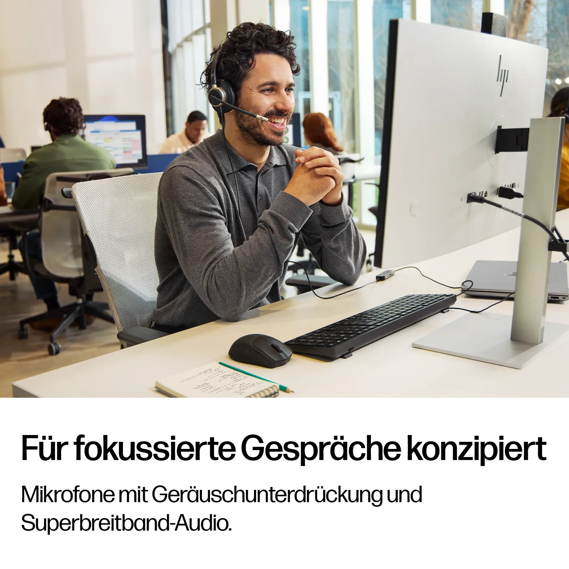 HP Poly Mission 625 Kabelgebundenes Stereo-USB-Headset – Bild 5