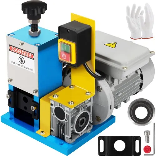 VEVOR Abisoliermaschine Elektrisch, 1,5-25 mm Kabelabisoliermaschine Elektrisch, 180 W Einphasig Kabelschälmaschine, HXSMS-025 Modell Kabelschäler mit Klinge und Handschuhen, Kabel Abisolierwerkzeug VEVOR Abisoliermaschine Elektrisch, 1,5-25 mm Kabelabisoliermaschine Elektrisch, 180 W Einphasig Kabelschälmaschine, HXSMS-025 Modell Kabelschäler mit Klinge und Handschuhen, Kabel Abisolierwerkzeug
