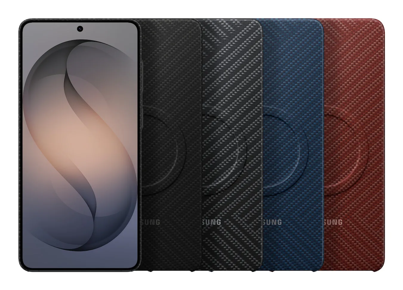 Samsung M2 Carbon Magnet Black Handy-Schutzhülle 17 cm (6.7") Cover Schwarz – Bild 6