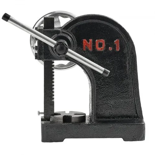 VEVOR Dornpresse, 1 t Handhebelpresse, Manuelle Dornpresse Präzisions Handpresse, 135 mm Maximale Höhe, Manuelle Desktop-Stanzpresse aus Gusseisen, zum Stanzen, Biegen, Strecken, Formen – Bild 10