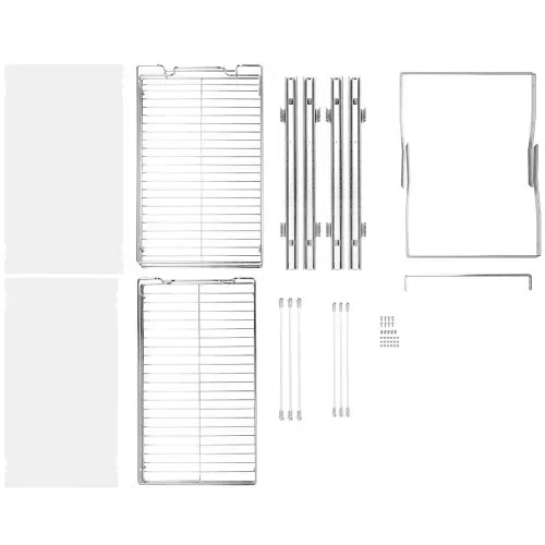 VEVOR Ausziehbares Gewürzregal Doppelkorb Spülschrankregal Küchenschrank, Schiebeschublade Waschbecken Gewürzregal Schrank Organizer Unterschrankregal 385x569x483 mm (Einbaumaße) – Bild 7