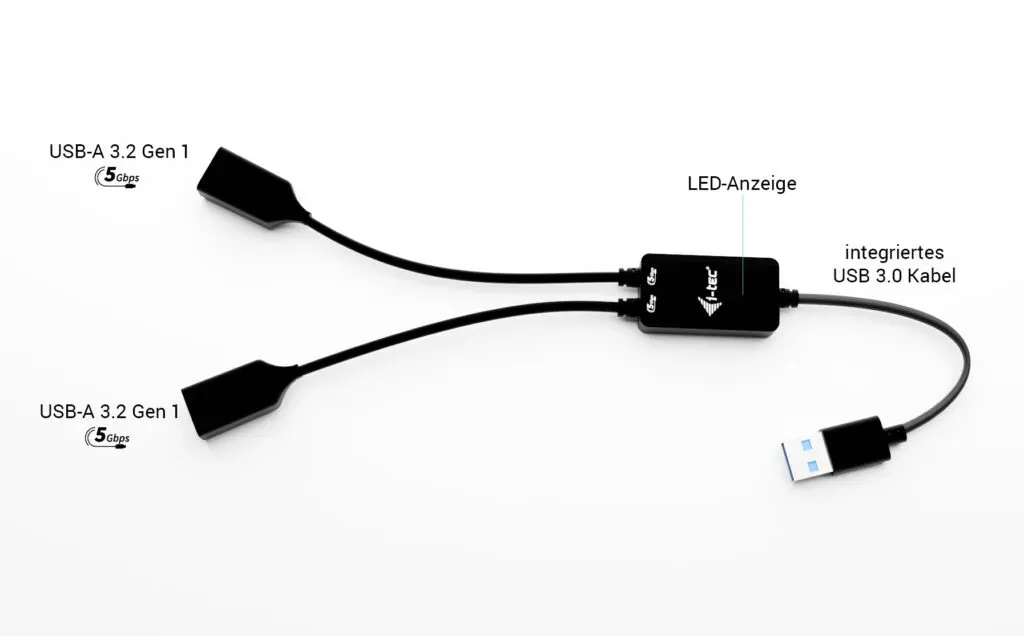 i-tec USB-A Cable HUB 2 port (2x USB-A) – Bild 7