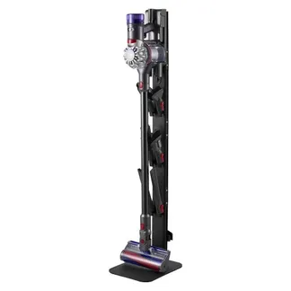 VEVOR Staubsaugerständer 32x26x126cm, kompatibel mit Dyson G5 V15 V12 V11 V10 V8 V7 V6 Serie Standstaubsaugern & Zubehör, Bodenständer, Halterung mit 6 Haken & rutschfesten Fußpolstern, schwarz VEVOR Staubsaugerständer 32x26x126cm, kompatibel mit Dyson G5 V15 V12 V11 V10 V8 V7 V6 Serie Standstaubsaugern & Zubehör, Bodenständer, Halterung mit 6 Haken & rutschfesten Fußpolstern, schwarz