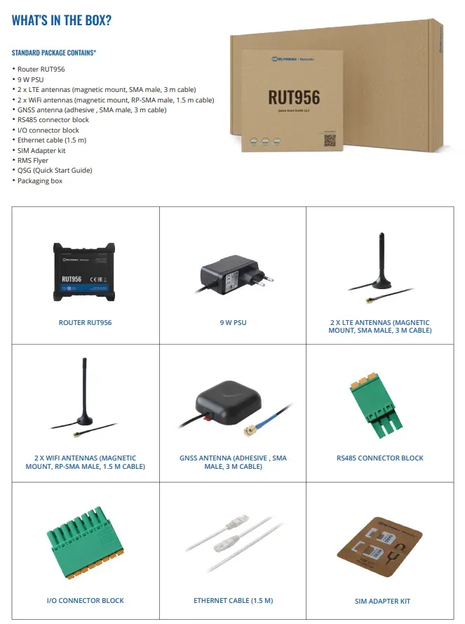 Teltonika · Router · RUT956 · LTE Modem Router/WLAN/GNSS – Bild 6