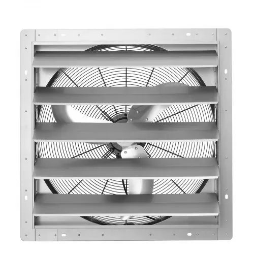 VEVOR 624 mm Abluftventilator mit Lamellen Industrie Wandventilator 136 W, Wandlüfter für Garage Gewächshaus Werkstatt, Stahlgehäuse, 11347 m³/h Lüftung, 1400 U/min Motor, Leiser Betrieb, Wandmontage – Bild 9