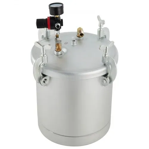 VEVOR 10 LFarbspritzpistole, 30 PSI Farbbehälter, Farbsprühsystem Lackhalter zum Auftragen von Wasserfarbe, Flecken, Lack, Lacken, feine Oberflächen für Innen- und Außenprojekte – Bild 8