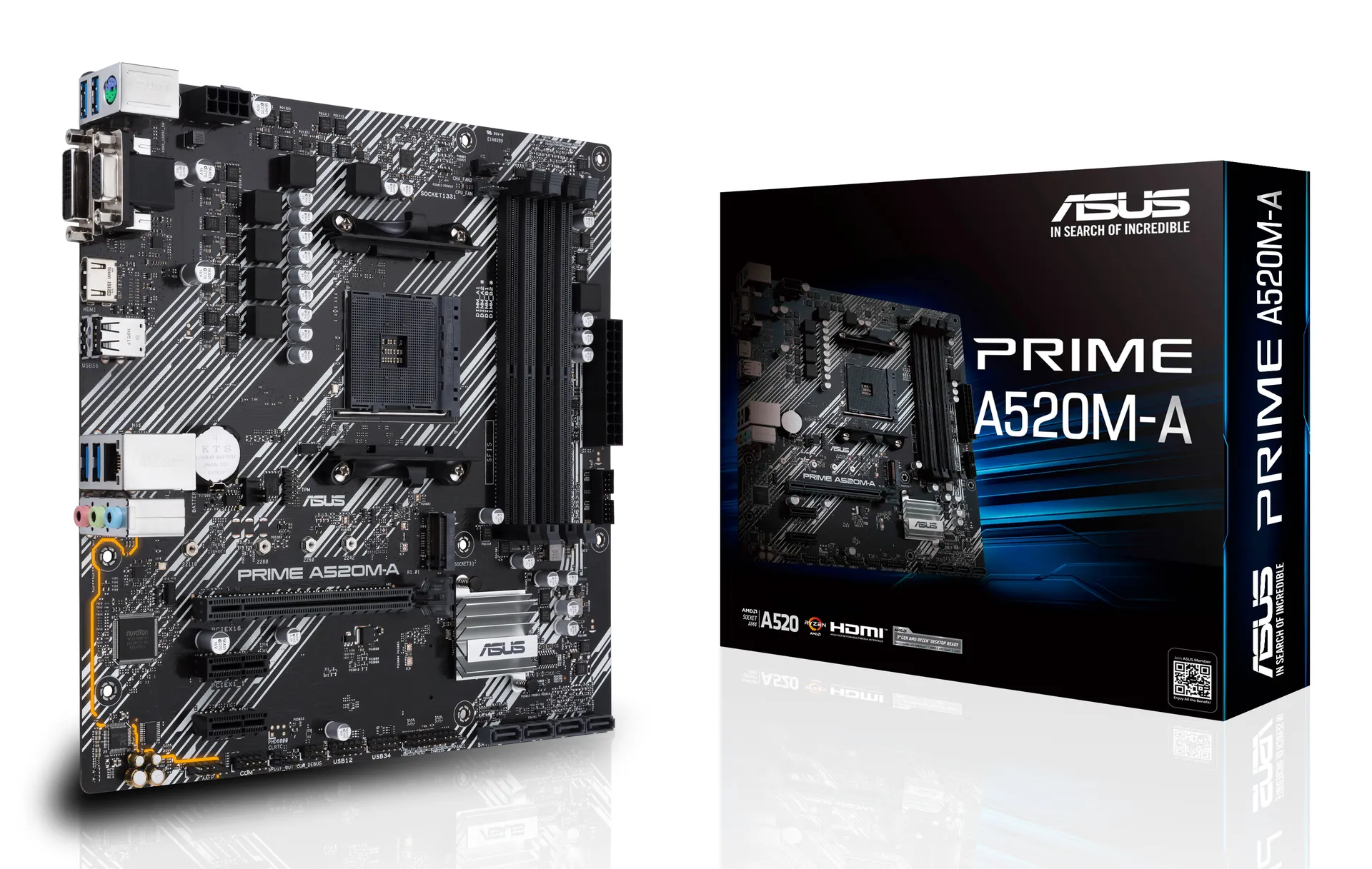 ASUS PRIME A520M-A II/CSM AMD A520 Sockel AM4 micro ATX ASUS PRIME A520M-A II/CSM AMD A520 Sockel AM4 micro ATX