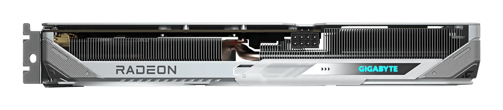 GIGABYTE GAMING Grafikkarte Radeon RX 9060 XT OC ICE 16G - 16GB GDDR6, 256bit, PCI-E 5.0, 3320 MHz Core Clock, 2 x DisplayPort, 1 x HDMI, GV-R906XGAMINGOCICE-16GD – Bild 7