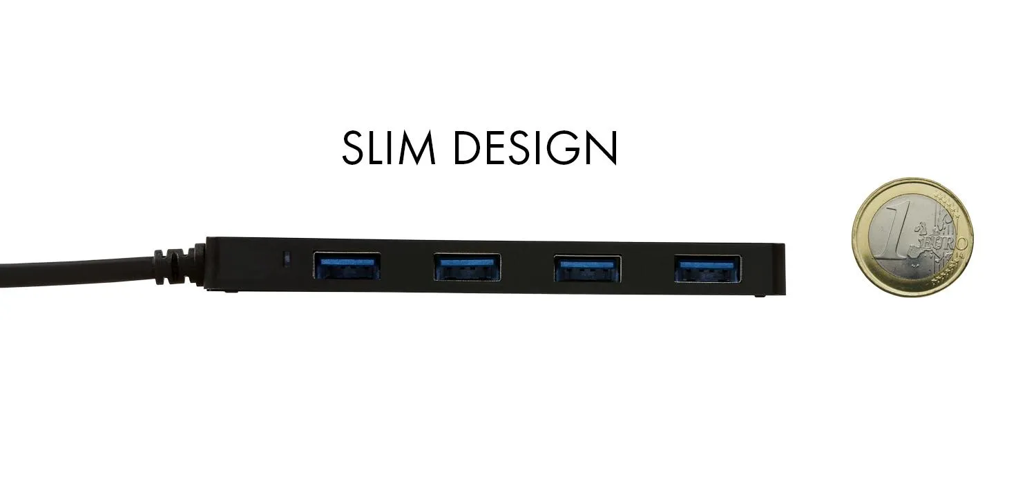 i-tec Advance USB-C Slim Passive HUB 4 Port – Bild 4