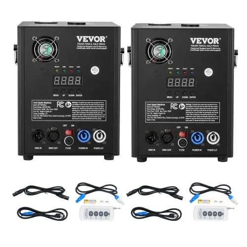 VEVOR 2x Funkenmaschine 500 W Pyrotechnikmaschine Aluminiumlegierung Feuerwerksmaschine DMX Controller Einstellbar 2–4m Cold Spark Machine 7 min pro Nachladen Ideal für Hochzeit, DJ Show, Partys VEVOR 2x Funkenmaschine 500 W Pyrotechnikmaschine Aluminiumlegierung Feuerwerksmaschine DMX Controller Einstellbar 2–4m Cold Spark Machine 7 min pro Nachladen Ideal für Hochzeit, DJ Show, Partys