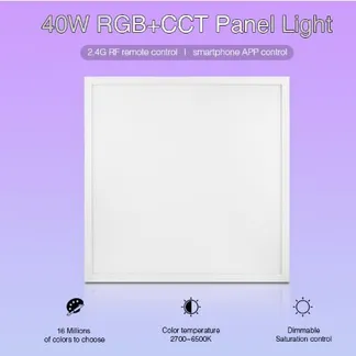 MiBoxer FUTL01 LED Panel 600*600 40W RGB-WW (RGB-CCT) MiBoxer FUTL01 LED Panel 600*600 40W RGB-WW (RGB-CCT)