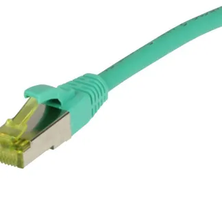Patchkabel RJ45, CAT6A 500Mhz, 7.5m, grün, S-STP(S/FTP), TPE/LSZH(Ultraflex), AWG26, mit CAT7 Rohkabel, Synergy 21 Patchkabel RJ45, CAT6A 500Mhz, 7.5m, grün, S-STP(S/FTP), TPE/LSZH(Ultraflex), AWG26, mit CAT7 Rohkabel, Synergy 21