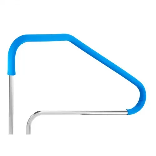 VEVOR Pool Handlauf, 1165 x 42 x 935 mm Griffbogen, Edelstahl (vorgefertigt) für Innen-/Außenpools, Pooleinstieg, rostfreier Haltegriff mit blauer Griffabdeckung & Zubehör für Spas, Einstieghilfe – Bild 8