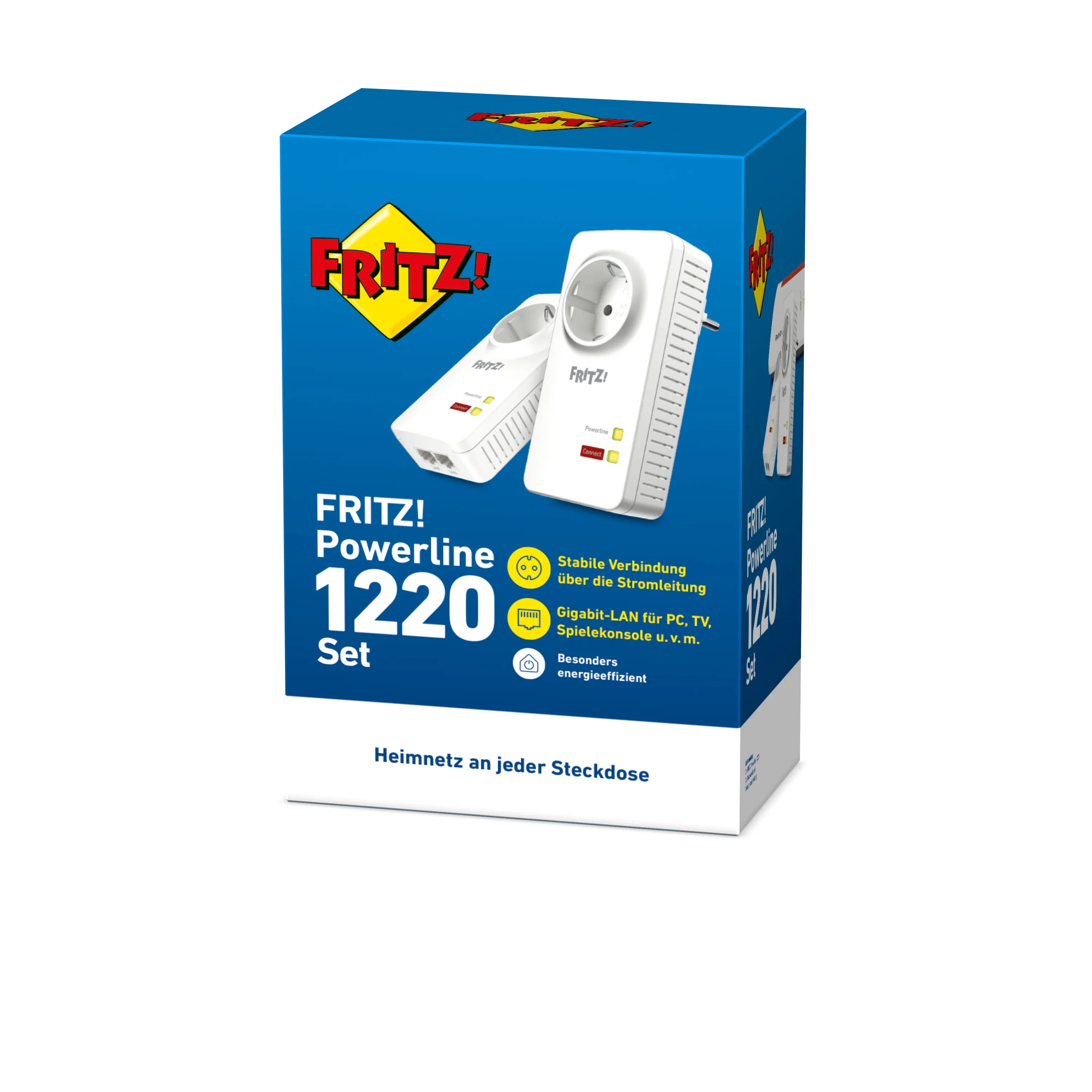 Powerline FRITZ! 1220 Set 1200 Mbit/s Ethernet/LAN Weiß 2 Stück(e) – Bild 3