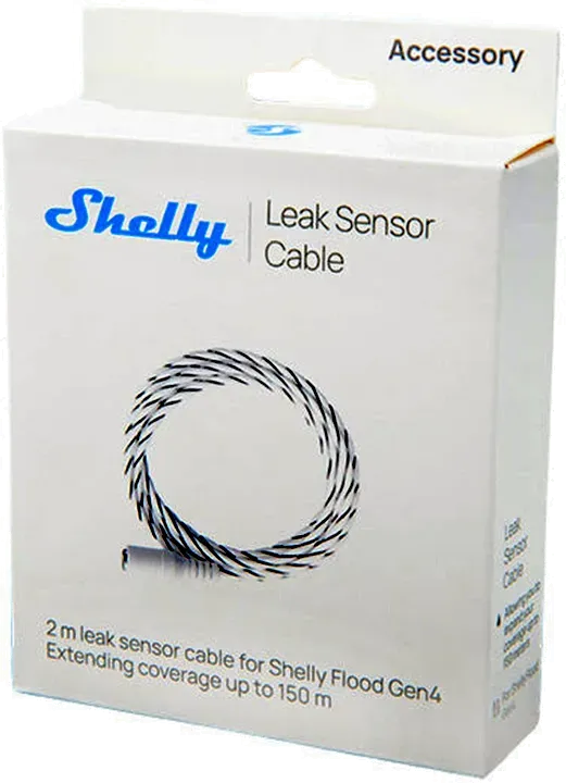 Shelly · Plug & Play Zubehör · "Flood Gen4 Leak Sensor Cable" · Sensorkabel – Bild 5