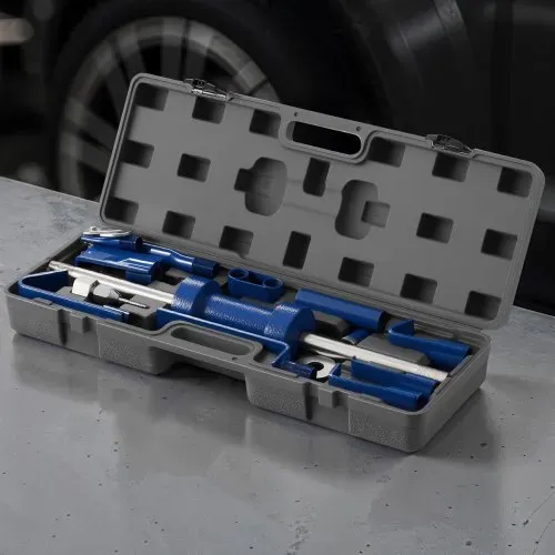 VEVOR Dellenzieher Set 5,9 kg 14 in 1 Gleithammer-Dellenentfernungsset, Ausbeulwerkzeug zum Entfernen von Autoschäden, Reparaturrahmen mit Tragetasche Verlängerungsstange rutschfestem Griff – Bild 7