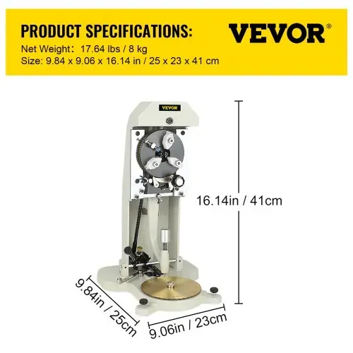VEVOR Ring-Innengravurmaschine Innerhalb Ring Graviermaschine Machine (1,5–2,0 mm) 360° drehbare Backen, Standard-Buchstabenblock-Stempel, Schmuck-Gravurmaschine, doppelseitiges Zifferblatt – Bild 6