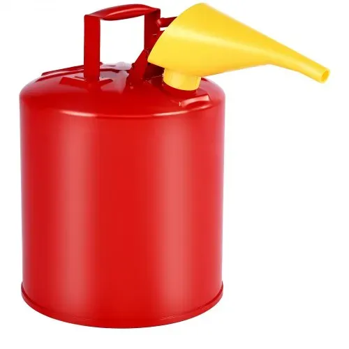 VEVOR Sicherheitskanister, 19 L Typ I, Sicherheitsbehälter für Benzin mit Flammensperre, selbstschließendem Deckel & PE-Trichter, ergonomischem Griff, Lagerbehälter für brennbare Stoffe, Rot – Bild 8