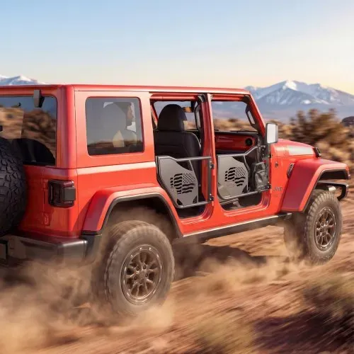 VEVOR Röhrentüren 4-türig, Kompatibel mit Jeep Wrangler JK Unlimited (Bj. 07-18), Offroad-Halbtüren aus Stahl (Vorne & Hinten) mit DOT-zertifizierten Außenspiegeln Aufbewahrungstasche Gummipolstern – Bild 7