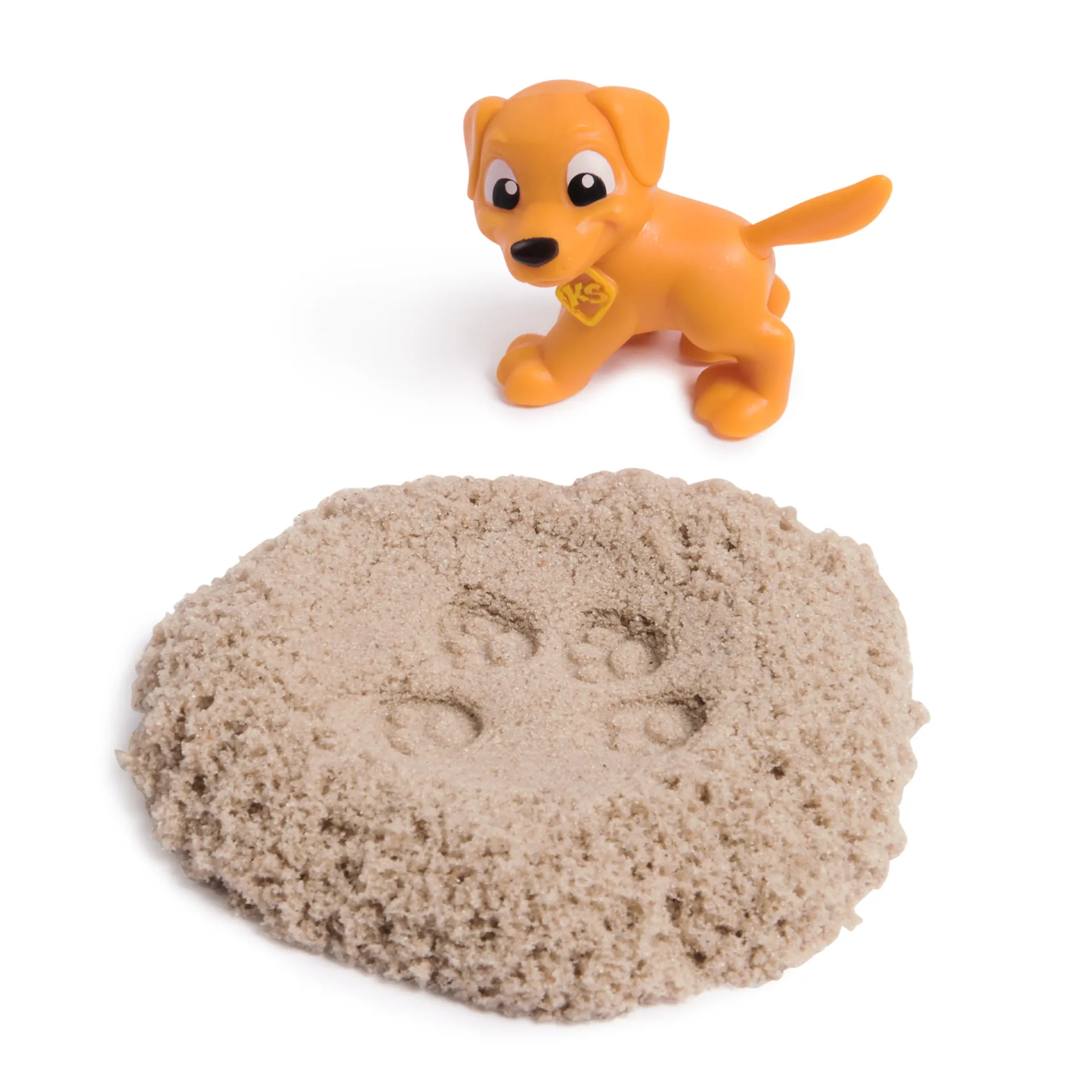 Kinetic Sand Hunde Park Koffer - mit 680 g Sand, 3 Hunden, 2 Sandwerkzeugen und Zubehör, ab 3 Jahren – Bild 3