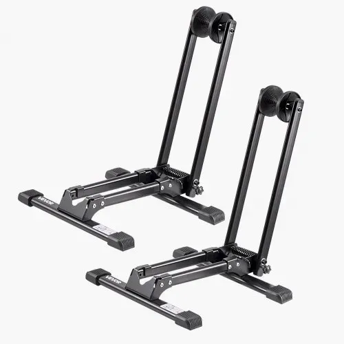 VEVOR Fahrradständer, 2er-Pack, faltbarer, kompatibel mit Mountainbikes & 508–736,6 mm großen Fahrrädern, Abstellständer aus Karbonstahl, Ideal für kleine Räume, Eingangsbereich, Garage – Bild 9