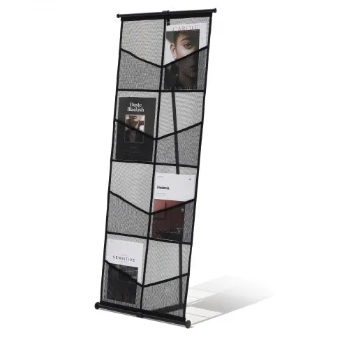 VEVOR Prospektständer, 4-stöckig, 8 Fächer, Zeitschriftenständer aus Netzgewebe, für Zeitschriften, Zeitungen & Kataloge, Prospekthalter mit Tragetasche für Geschäfte, Ausstellungen & Büros VEVOR Prospektständer, 4-stöckig, 8 Fächer, Zeitschriftenständer aus Netzgewebe, für Zeitschriften, Zeitungen & Kataloge, Prospekthalter mit Tragetasche für Geschäfte, Ausstellungen & Büros