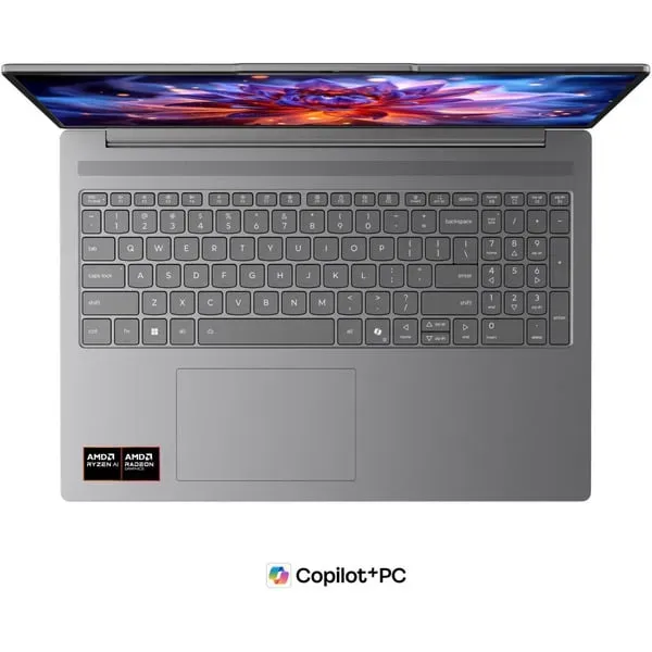 Lenovo IdeaPad Slim 5 16AGP11 Copilot+ PC AMD Ryzen AI 5 430 Laptop 40,6 cm (16") WUXGA 16 GB DDR5-SDRAM 1 TB SSD Wi-Fi 7 (802.11be) Windows 11 Home Deutsch Grau – Bild 4