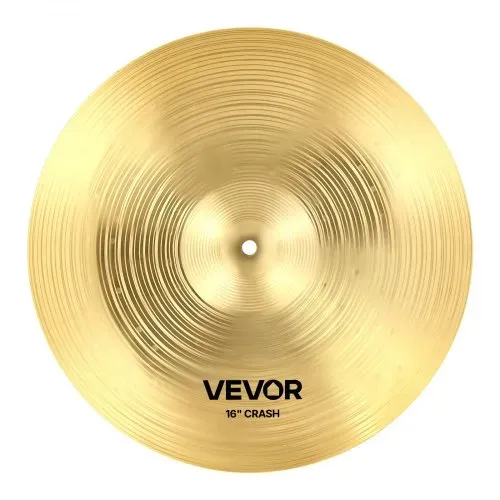VEVOR Beckenset 355mm HiHat 400/455mm Crash 505mm Ride 254mm Splash 400mm China (10 14 16 18 20 Inches) – Bild 10