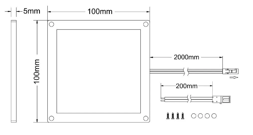 Synergy 21 LED light panel mini 100*100 ww – Bild 2