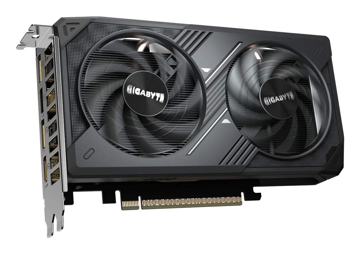 GIGABYTE GeForce RTX 5050 WINDFORCE OC 8G Grafikkarte - 8GB GDDR6, 128bit, PCI-E 5.0, 2587MHz Kerntakt, 2 x DP, 2 x HDMI, NVIDIA DLSS 4, GV-N5050WF2OC-8GD – Bild 2
