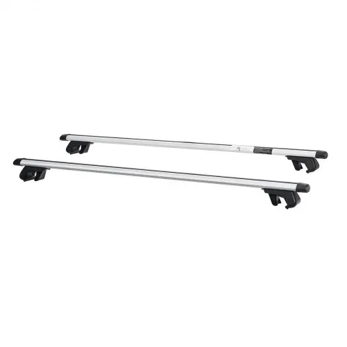 VEVOR 2 x Dachgepäckträger Dachquerträger mit 100 kg Tragkraft, Passend für Erhöhte Dachreling, 220–1060 mm Relingabstand, Abschließbare Querträger für Gepäck Kanus Transportkörbe, Dachträger – Bild 10